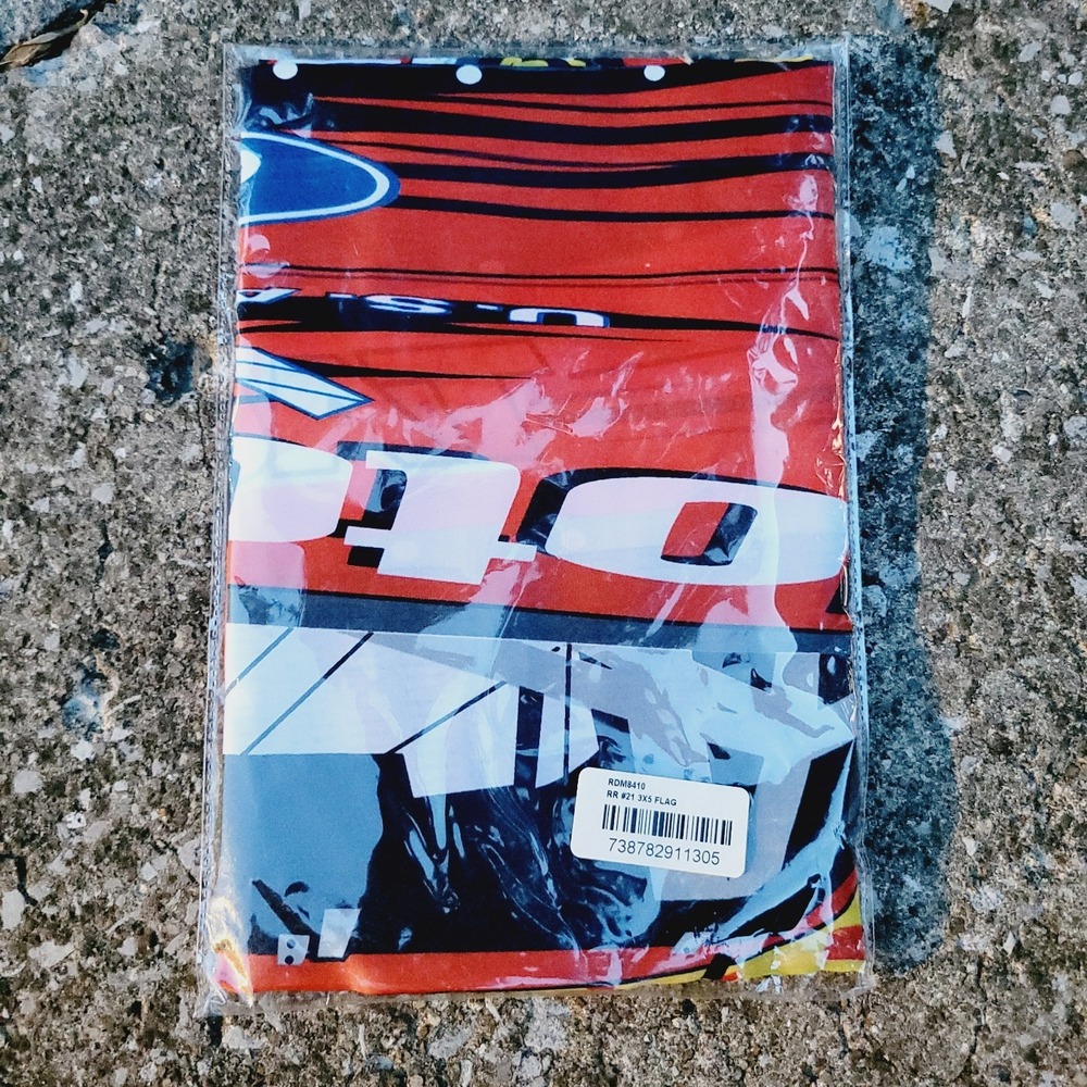 NEW Ricky Rudd #21 Nascar 3X5 ft Large Flag Motorcraft Racing Team Caliber Ford - Picture 11 of 13